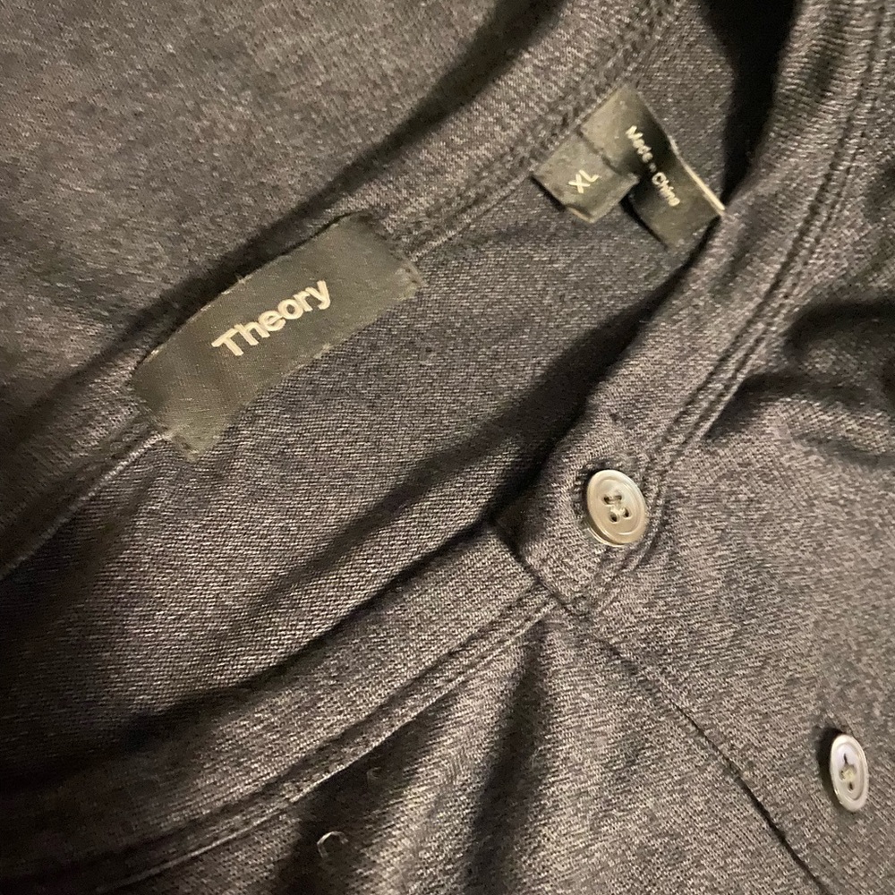 Mens Theory Henley - Picture 3 of 3